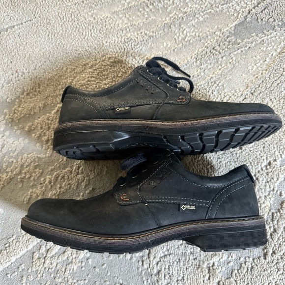 ECCO black oxford Turn GTX Tie lace-up shoe with GORE-TEX waterproof 40 / 6.5